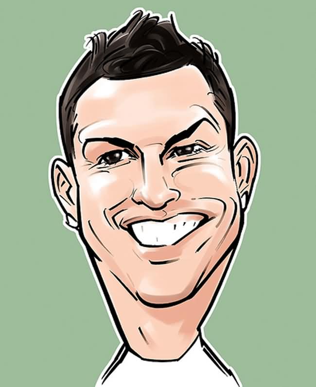 Cristiano Ronaldo caricature