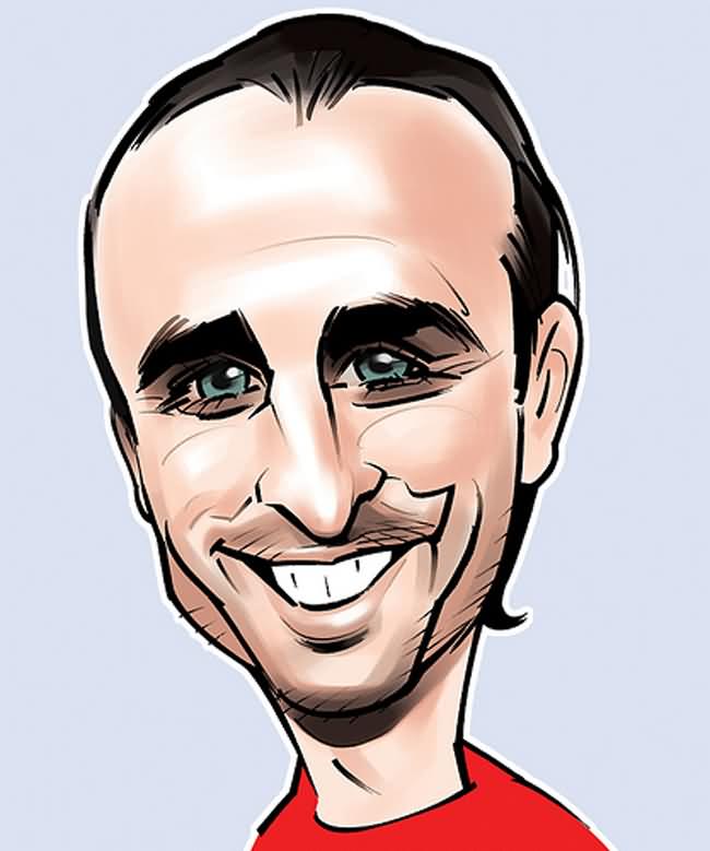 Dimitar Berbatov caricature