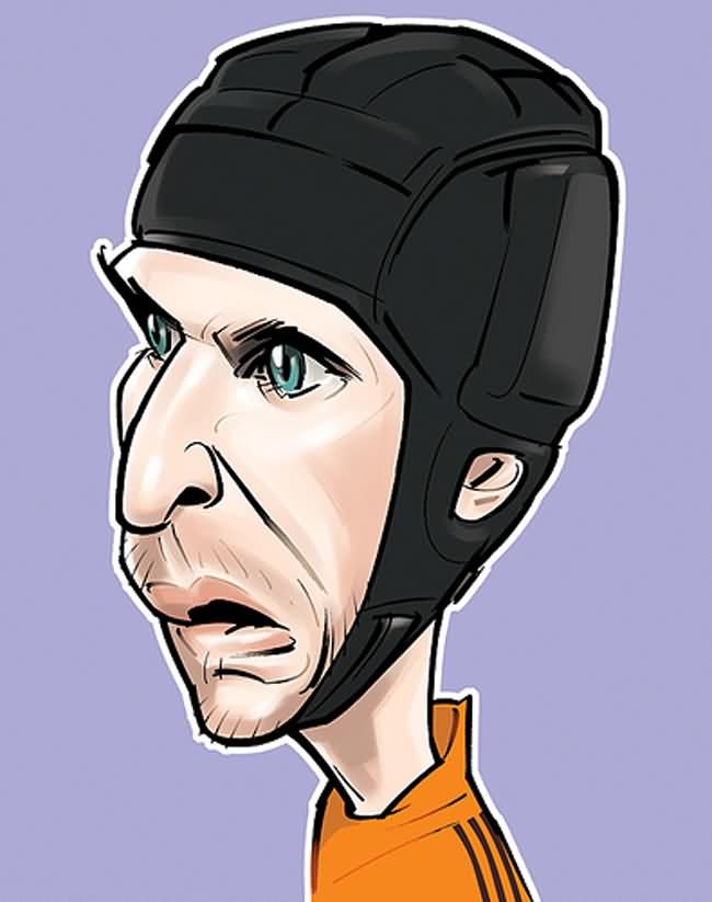 Petr Cech caricature
