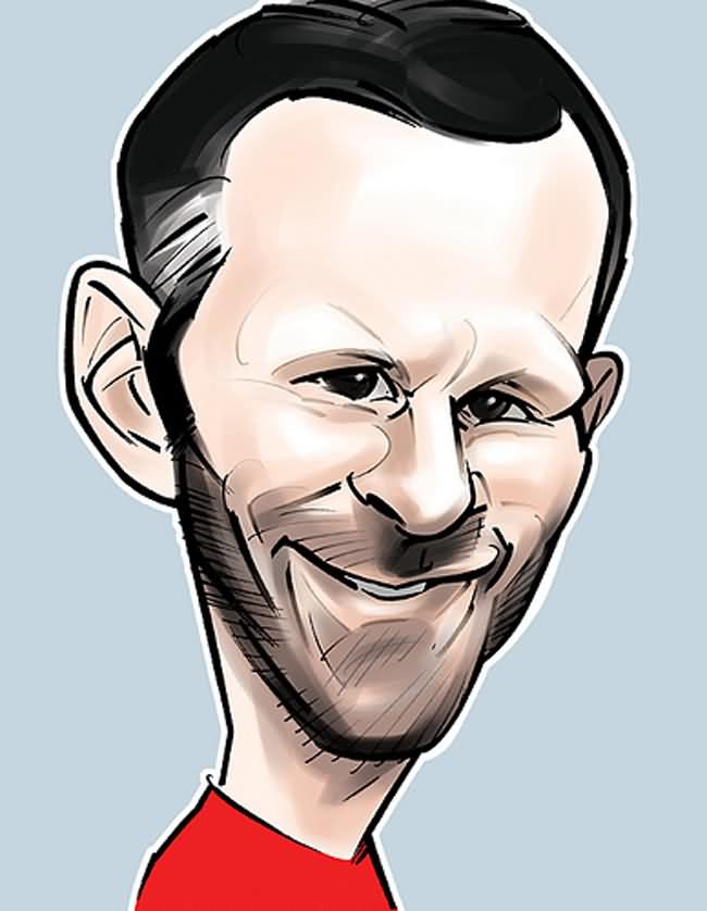 Ryan Giggs caricature