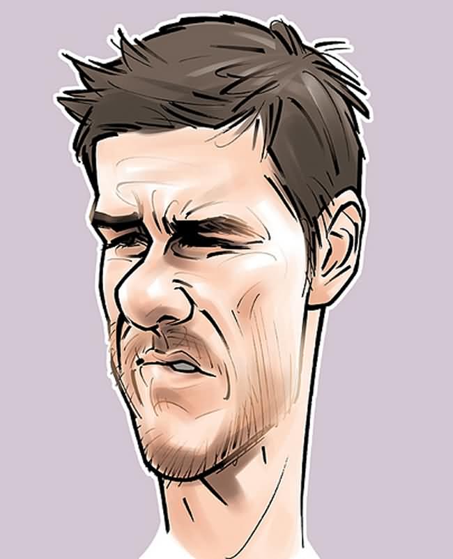 Xabi Alonso caricature