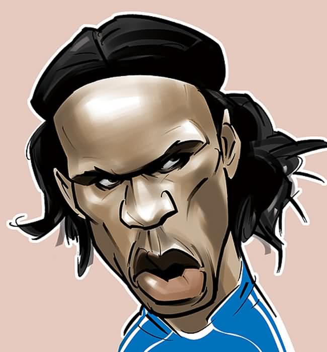 Didier Drogba caricature