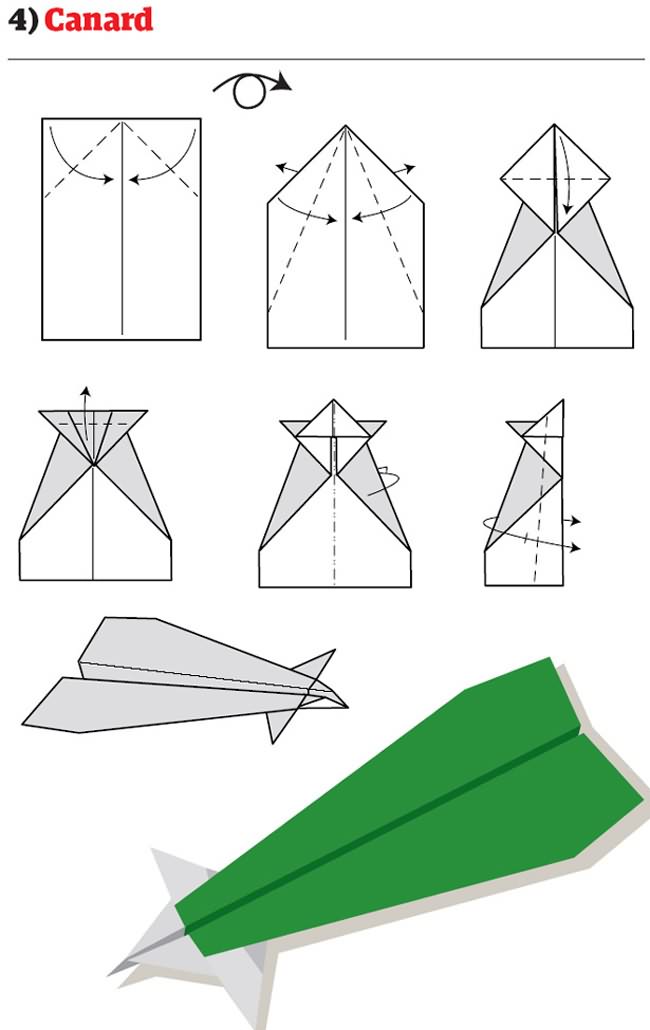 世界著名纸飞机的折法图片